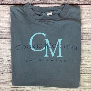 Vintage 1990s Cookie Monster Sesame Street Cartoon T-shirt